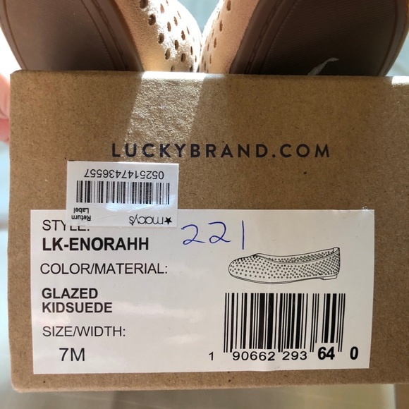 Lucky brand flats NWT SZ 7 - Picture 3 of 4